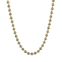 Moon Cut Ball Chain in Solid Gold - 4mm