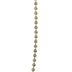 Moon Cut Ball Chain in Solid Gold - 4mm