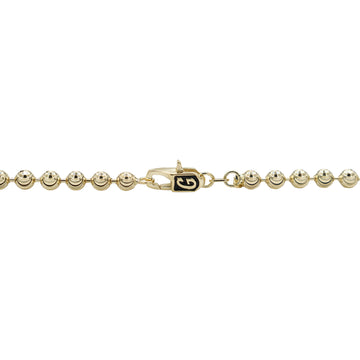 Moon Cut Ball Chain in Solid Gold - 4mm