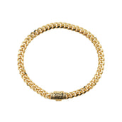 Miami Cuban Chain Bracelet in Yellow Gold Vermeil - 5mm