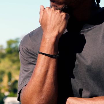 Pulsera de tenis Black Diamond en negro - 5 mm