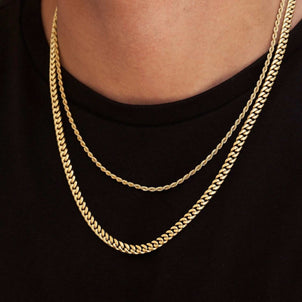 Rope Chain in Yellow Gold - 2mm