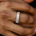Baguette Ring in White Gold