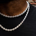 Micro Valentina Chain in White Gold - 7mm