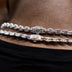 Micro Valentina Chain in White Gold