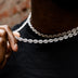 Micro Valentina Chain in White Gold