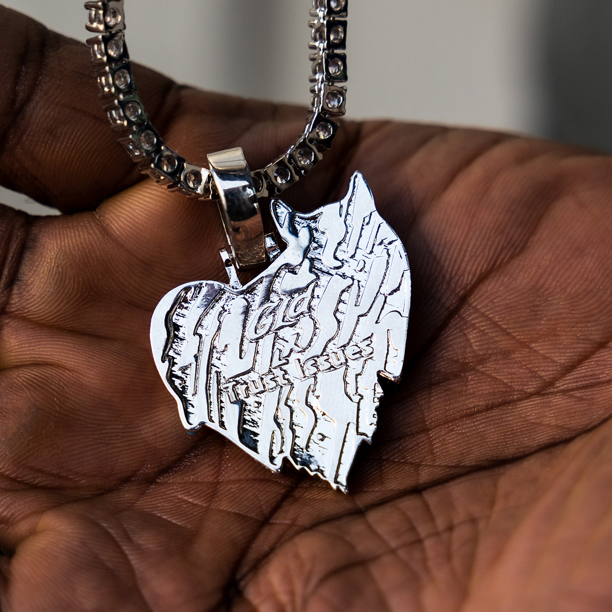 IKnowAyrel Trust Issues Pendant- The GLD Shop