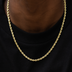Rope Chain in Yellow Gold - 4mm