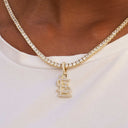 Colgante de micro logotipo de los St. Louis Cardinals - Oro amarillo