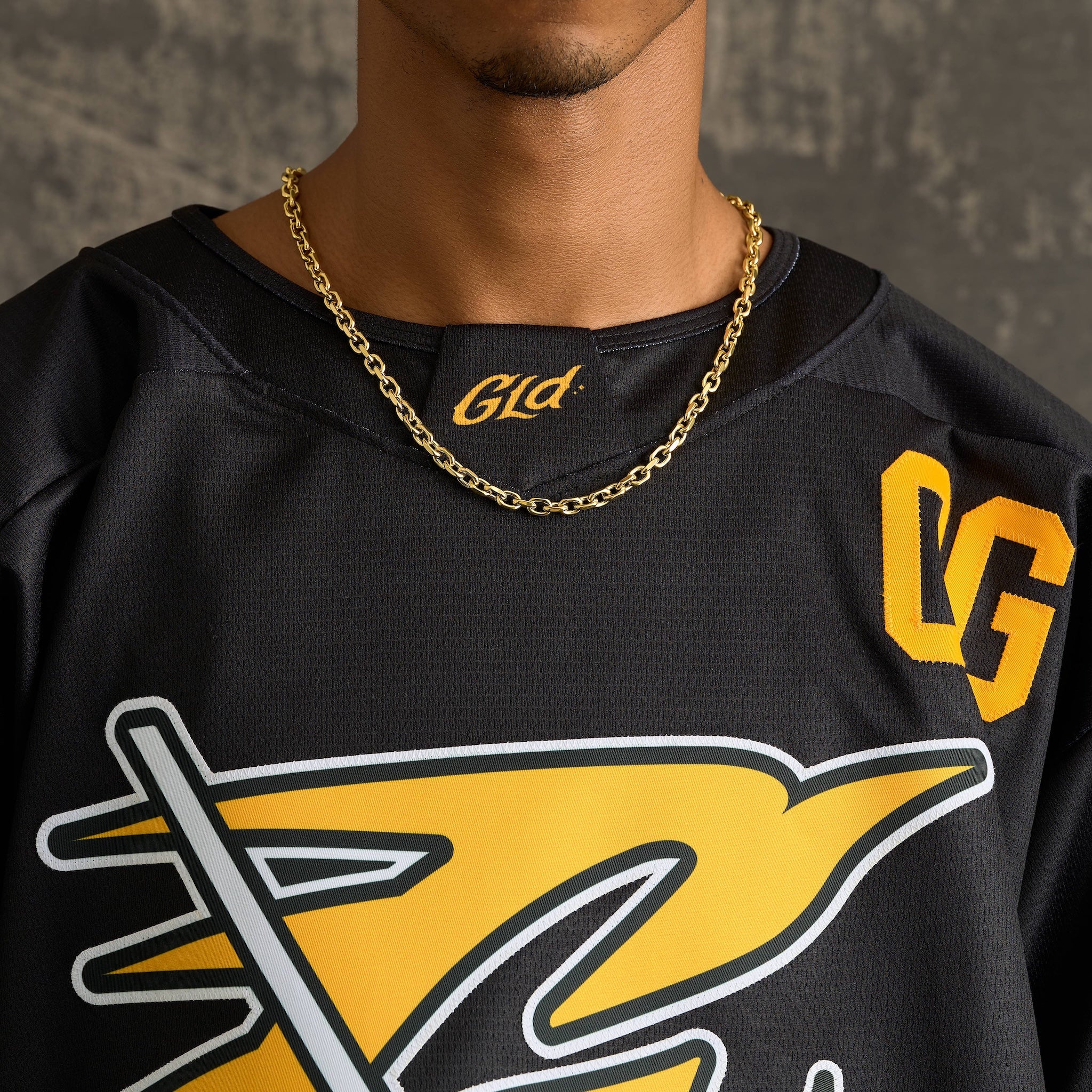 Open Box Chain in Yellow Gold – 6mm | GLD - The GLD Shop