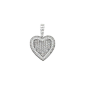 Diamond Baguette Heart