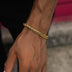 Palm Chain Bracelet in Yellow Gold- 6mm