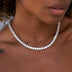 Collar de tenis de diamantes en oro blanco - 5mm