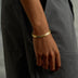 Pulsera Espiga Definida en Oro Amarillo - 7mm