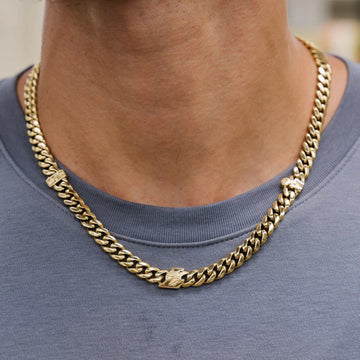 Los Angeles Lakers Miami Cuban Chain - 8mm