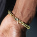 Pulsera Palm Chain de oro amarillo - 8mm
