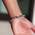 Palm Chain Bracelet in White Gold - 8mm