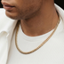 Cadena Miami Cuban Link de Oro Amarillo - 8mm