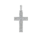 Diamond Baguette Cross