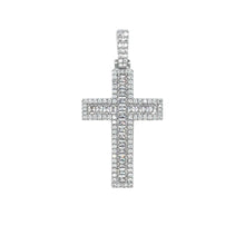 Diamond Baguette Cross