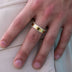 Anillo Diamond Edge en oro amarillo