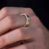 Anillo Diamond Edge en oro amarillo