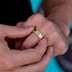 Anillo Diamond Edge en oro amarillo