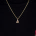 Solid Gold Micro Ghost Pendant-VS Diamonds