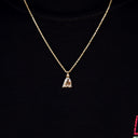 Solid Gold Micro Ghost Pendant-VS Diamonds