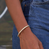 Pave Open Cuff Bracelet - Yellow Gold