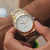 Fluted Bezel Alpha Era in Yellow Gold