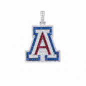 Arizona Wildcats in White Gold