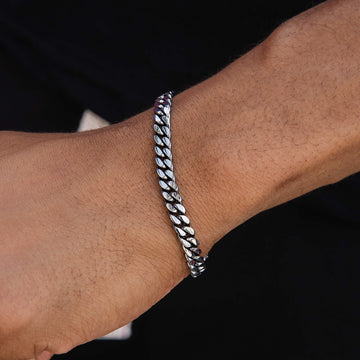 Miami Cuban Chain Bracelet in Black Rhodium - 6mm