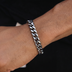 Miami Cuban Chain Bracelet in Black Rhodium - 8mm