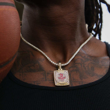 Dije del campeonato de los Houston Rockets - Oro amarillo