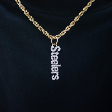 Pittsburgh Steelers Official NFL Wordmark Pendant