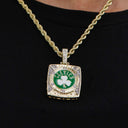 Boston Celtics Championship Pendant - Yellow Gold