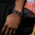 Circular Chain + Bracelet Bundle in White Gold
