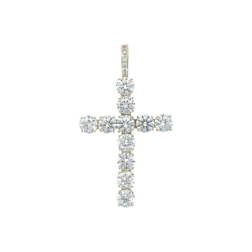 Cruz grande de diamantes