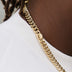 Cadena cubana Miami de 8 mm Golden State Warriors - Oro
