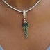 Poison Ivy Body Official DC Comics Pendant in Gold / Black Rhodium