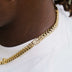 Cadena cubana Miami de 8 mm Golden State Warriors - Oro