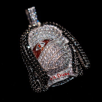 14k Solid Gold Lil Durk Almost Healed Pendant