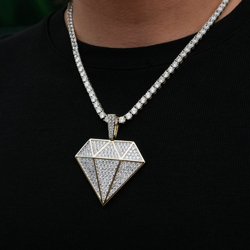 Colgante de diamantes GLD grande