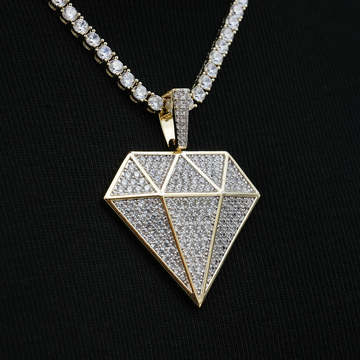 Colgante de diamantes GLD grande