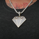 Colgante de diamantes GLD grande