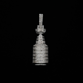 Stanley Cup Official NHL Pendant in White Gold