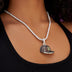 San Diego Padres Official MLB Baseball Cap Pendant in White Gold