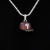 Philadelphia Phillies Official MLB Baseball Cap Pendant in White Gold