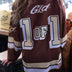 GLD Brown and Cream Hockey Jersey